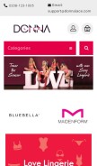 How donnalace.com looks like on a mobile device such as an iPhone.