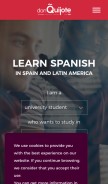 How donquijote.org looks like on a mobile device such as an iPhone.