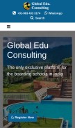 How doonedu.com looks like on a mobile device such as an iPhone.