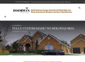 How doorwingroup.com looks like on a tablet such as an iPad.