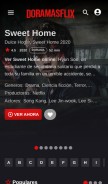 How doramasflix.co looks like on a mobile device such as an iPhone.