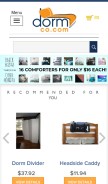 How dormco.com looks like on a mobile device such as an iPhone.