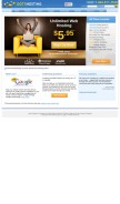 How dot5hosting.com looks like on a mobile device such as an iPhone.