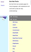 How dotnetperls.com looks like on a mobile device such as an iPhone.