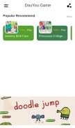 How douyougame.com looks like on a mobile device such as an iPhone.