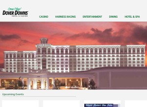 How doverdowns.com looks like on a tablet such as an iPad.