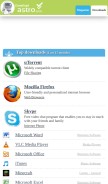 How downloadastro.com looks like on a mobile device such as an iPhone.