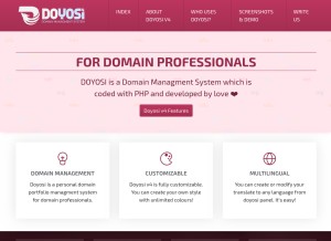 How doyosi.com looks like on a tablet such as an iPad.