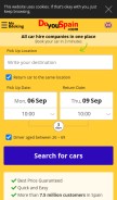 How doyouspain.com looks like on a mobile device such as an iPhone.