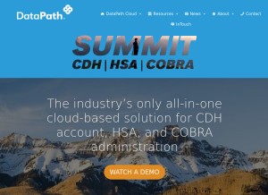 How dpath.com looks like on a tablet such as an iPad.