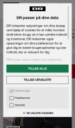 How dr.dk looks like on a mobile device such as an iPhone.