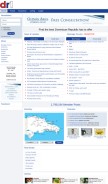How dr1.com looks like on a mobile device such as an iPhone.