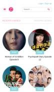 How dramanice.movie looks like on a mobile device such as an iPhone.