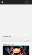 How drawinghub.com looks like on a mobile device such as an iPhone.