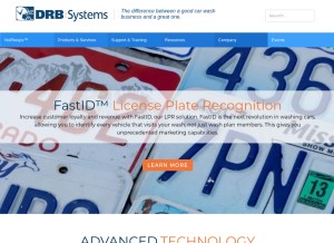 How drbsystems.com looks like on a tablet such as an iPad.