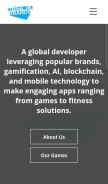 How dreamcortex.com looks like on a mobile device such as an iPhone.