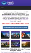 How dreamsunlimitedtravel.com looks like on a mobile device such as an iPhone.