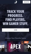 How dreamteam.gg looks like on a mobile device such as an iPhone.