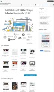 How dreamtemplate.com looks like on a mobile device such as an iPhone.