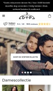 How dressyourparents.com looks like on a mobile device such as an iPhone.