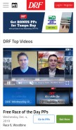 How drf.com looks like on a mobile device such as an iPhone.