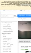 How drivecity.de looks like on a mobile device such as an iPhone.