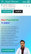 How drkapilsharma.in looks like on a mobile device such as an iPhone.