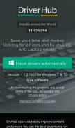 How drvhub.net looks like on a mobile device such as an iPhone.