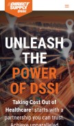 How dssi.net looks like on a mobile device such as an iPhone.