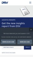 How dsv.com looks like on a mobile device such as an iPhone.