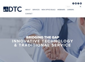 How dtctoday.com looks like on a tablet such as an iPad.