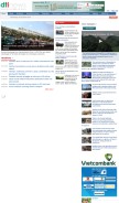 How dtinews.vn looks like on a mobile device such as an iPhone.