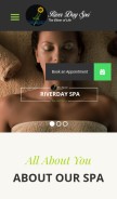 How dubai.riverdayspa.com looks like on a mobile device such as an iPhone.