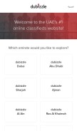 How dubizzle.com looks like on a mobile device such as an iPhone.