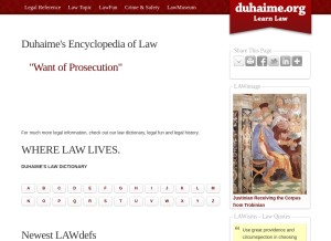 How duhaime.org looks like on a tablet such as an iPad.