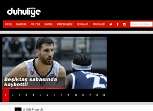How duhuliye.com looks like on a tablet such as an iPad.