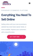 How dukandary.com looks like on a mobile device such as an iPhone.