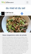 How dumieletdusel.com looks like on a mobile device such as an iPhone.