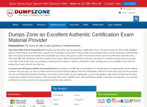 How dumpszone.com looks like on a tablet such as an iPad.