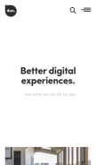 How duo.be looks like on a mobile device such as an iPhone.