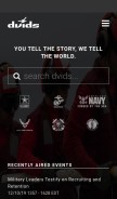 How dvidshub.net looks like on a mobile device such as an iPhone.