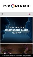 How dxomark.com looks like on a mobile device such as an iPhone.