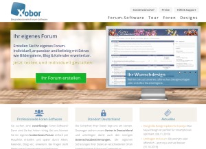 How dynamicboard.de looks like on a tablet such as an iPad.