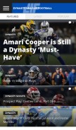 How dynastyleaguefootball.com looks like on a mobile device such as an iPhone.