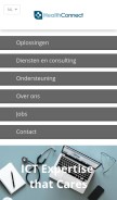 How e-forms.be looks like on a mobile device such as an iPhone.