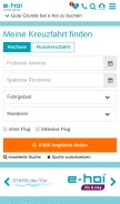 How e-hoi.ch looks like on a mobile device such as an iPhone.