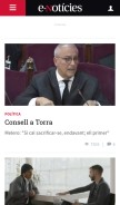 How e-noticies.com looks like on a mobile device such as an iPhone.