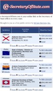 How e-secretaryofstate.com looks like on a mobile device such as an iPhone.