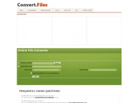Desktop screenshot for convertfiles.com