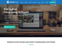 Desktop screenshot for mobilecause.com